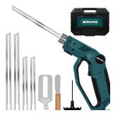 210W Hot Knife Foam Cutter Tool, Air Cooled WFC0013 Polystyrene Cutter with Numbered Temperature Controller 630°C Max Temp, Hot Wire Foam Cutting Tool for Different Projects (Kit of 8) - Retail: $80