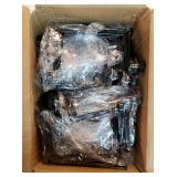 24 Pack Adjustable Plate Stands for Display 7.1 Inch Black Metal Foldable Easel Book Display Stands Bulk Decorative Plate Holders for Platter Frame Photo Tabletop Art(Double Corners) - Retail: $34