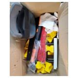 Laminate & Vinyl Flooring Installation Kit, Heavy Tapping Block, Pull Bar, Spacers, Contour Gauge, Rubber Mallet (7 in 1 Flooring Tools