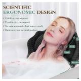 Bath Pillow Ergonomic Luxury Bathtub Pillow with Head, Neck, Shoulder and Back Support, 4D Bath Pillows for tub with 6 Powerful Suction Cups, Fits All Bathtub, Spa Tub, Hot Jacuzzi (WHITE) - Retail: $