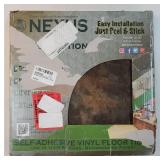 Nexus Self Adhesive 12-Inch Vinyl Floor Tiles, 20 Tiles - 12 x 12", Dark Slate Marble Pattern - Peel & Stick, DIY Flooring for Kitchen, Dining Room, Bedrooms & Bathrooms by Achim Home Decor - Retail: 