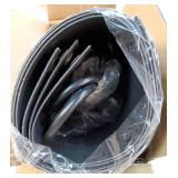 3 Pcs Snow Melting Walkway Mat, 10 x 30" Non Slip Rubber Heated Mat with Power Cord, 2 in/h Speed Snow and Ice Heated Pad for Winter Outdoor Stair Step Doorway Walkway Driveway (Black) - Retail: $139"