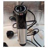 Immersion Blender Handheld, 1000W 12-Speed 5 in 1 Hand Mixer Stick Blender with 304 Stainless Steel Blade, Food Processor, Beaker, Egg Whisk&Milk Frother, Non-BPA, Smoothies PurÃ©e Baby Food. CUPS S