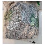 Heated Blanket Electric Blanket Throw - Fast Heating Blanket Throw Double Sided Sherpa Ultra Soft Cozy with 6 Heating Levels & 1-4 Hours Auto Off, Machine Washable, 50 x 60 Inches, Grey - Retail: $65