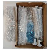 8 Pack Adjustable 11 in - 36.6 in High Metal Banner Holder Table Top Banner Display Poster Stand T Shaped Stand Desktop Business Poster Holder Advertising Display Sign Indoor Outdoor - Retail: $38