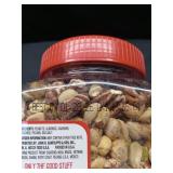 Fisher Snack Oven Roasted Never Fried Mixed Nuts with Peanuts, 24 Ounces, Peanuts, Almonds, Cashews, Pistachios, Pecans, Made With Sea Salt, Non-GMO, No Oils, Artificial Ingredients or Preservatives