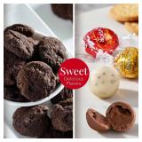 Broadway Basketeers Get Well Soon Gift Basket Tower Gourmet Care Package with Cookies, Sweet & Savory Snacks for Men, Women Encouraging Get Well gifts for Recovery, After Surgery, Thinking of You 