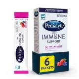 Pedialyte with Immune Support Electrolyte Powder  Mixed Berry  0.49 oz  6 packets