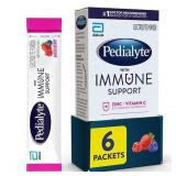 Pedialyte with Immune Support Electrolyte Powder  Mixed Berry  0.49 oz  6 packets