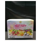 SUNGIVEN Freeze-Dried Fruit Party with 10+ Fruits, Mixed Fruits Variety Pack of 5 Bag, 7.06 oz, Health Snack, Fruit Crisps, Freeze Dried Apple Strawberry Berries Lemon Coconut Fig Mango Pineapple, No 