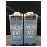 2 pk Califia Farms Oat Barista Blend Oat Milk - 1qt