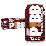 Mr. Pibb Zero Sugar Cherry Soda Pop Fridge Pack Cans, 12 fl oz, 12 Pack