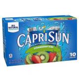 CAPRI SUN READY TO DRINK SOFT DRINK STRAWBERRY KIWI 10 - 6FLOZ POUCHES