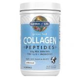 Garden of Life Grass Fed Collagen Peptides Powder Unflavored  20g Collagen per Serving  Supports Hair  Skin  Nails & Joints  14 Servings  Non-GMO  Gluten Free - RETAIL $25