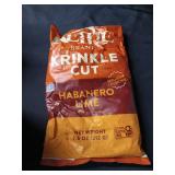 Kettle Brand Potato Chips  Krinkle Cut  Habanero Lime Kettle Chips  7.5 oz