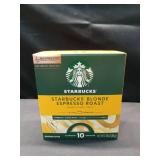 Starbucks Blonde Espresso Roast Nespresso Vertuo Pods 10 Count