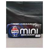 Pepsi Cola Zero Sugar Soda Pop  7.5 fl oz  10 Pack Mini Cans
