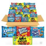 OREO Mini Cookies, CHIPS AHOY! Mini Cookies, SOUR PATCH KIDS Candy & Nutter Butter Bites Cookies & Candy Variety Pack - 40oz/32ct