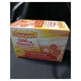 Emergen-C 1000Mg Vitamin C Powder for Immune Support Super Orange - 30 Ct