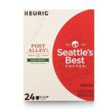Seattle s Best Coffee  Post Alley Blend Dark Roast K-Cup Coffee Pods  24 Count K Cups