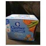 Gerber Non-GMO Baby Food Stage 1 My 1st Veggies Starter Kit Puree Tubs 2oz/6pk