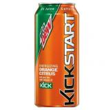 Mountain Dew Kickstart Soda Pop  Orange Citrus  16 fl oz  12 Pack Cans