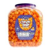Utz Cheese Balls Barrel, Tasty Snack Baked with Real Cheddar Cheese, Delightfully Poppable Party Snack, Gluten, Cholesterol and Trans-Fat Free, Kosher Certified, 36.5 Oz  (NO VISIBLE EXP DATE)