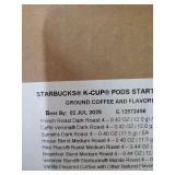Starbucks K-Cup Coffee Pods Blonde, Medium, Dark, Roast, & Flavored Coffee Variety Pack for Keurig Brewers 1 box  (40 pods total)