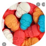 Colorful Gummy Skull Candy Mix 2 Lbs