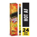 Slim Jim Giant Smoked Meat Snack Stick  Hot AF Flavor  0.97-oz. Stick 24-Count