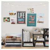 NUTIKAS Desk Shelves Desktop Orgnizer Shlef - Black Office Organization for Top of Desk Organizers and Accessories Corner Bookshelf Table Top Shelving Small Hutch Decorations for Office - Retail: $30