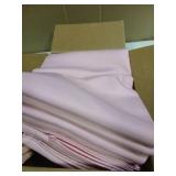 sancua Pink Tablecloths for 8 Foot Rectangle Tables, 8 Pack - Washable Polyester Fabric Table Cloth for Wedding Christmas Party, Birthday, Banquet Reception, 60x120 Inch - Retail: $60