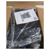 SWTYMIKI Desk Organizer with Drawers - Mesh and Wood Desk File Organizer with Pen Holders, 4-Tier Paper Organizer for Office Organizer and Accessorie, School and Home Storage, Espresso - Retail: $30