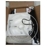 Upgraded Dimmable Floor Lamp, 1000 Lumens LED Edison Bulb Included, Arc Floor Lamps for Living Room Modern Standing Lamp with Linen Shade, Tall Lamp for Bedroom Office Dining Room- Black - Retail: $37