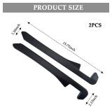 IHOTDER 2PCS Car Seat Gap Filler - Car Seat Gap Filler Organizer for Holding Phone,Key,Purse - Universal Car Gap Filler Fits Car Truck SUV Car Interior Accessories (Black/2PCS) - Retail: $11