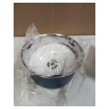 Gardner Pet Dog Bowls 1 Gallon (3.85L) Stainless Steel No Spill Dog Water Bowl, Slow Water Feeder Metal Bowls, Spill Proof Water Dispenser for Large Dogs, Promotes Healthy Hydration(Blue) - Retail: $2