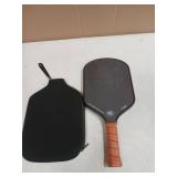 Pickleball Paddle - 3K Raw Carbon Fiber Surface (CFS) + Carbon Abrasion Surface (CAS) with High Grit & Spin, Sure-Grip Elongated Handle, Pickle Ball Paddle with 16mm Polypropylene Honeycomb Core - Ret