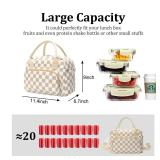 MEXS Insulated Lunch Bag for Women Men Large Reusable Lunch Box Adult Leakproof Portable Cooler Tote Bags for Work Picnic - Retail: $19