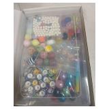 320pcs Crystal Beads for Pen Making, Including 100pcs 16mm Rhinestone Mixed with Round Bead and Bubble Gum, and 120pcs 10mm Spaced, DIY handicrafts (16mm) - Retail: $17