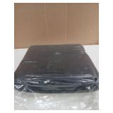 Navenwelle 32x16x2 Linen Bench Cushion, Strengthen Breathable Indoor Seat Cushions, High-Density Bench Pad with Anti-Slip Bottom, Indoor Cushion for Bay Window Porch Furniture - Black - Retail: $30