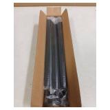 CorkLatta Black Shower Curtain Rod 31 to 80 Inch,1 Inch Diameter Adjustable Spring Tension Stainless Steel Telescoping Rod,Easy Install,No Rust - Retail: $19