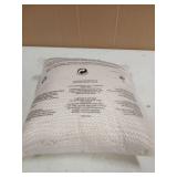 lifein Chenille Throw Blanket 50x60 - Soft Boho Knitted Blanket for Couch Cozy Farmhouse Decor Bed Throw, Lightweight All Season White/Cream Blanket, Decorative for Living Room Bedroom Spring Decor - 