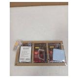 Acrylic Trading Card Display Frame for 3 Standard Cards, Wall Mount & Stand, Magnetic Holder UV Protection for Baseball Basketball Football Sports Collection, Compatible with Pokemon MTG - Retail: $29