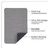 Bath Mat,Ultra Thin Bathroom Rugs,Rubber Bath Mats for Bathroom,No Slip Bath Rugs,Quick Dry,Machine Washable,Low Pile,Absorbent,Shower Outside,Sink,Home Decor Accessories.Grey,1