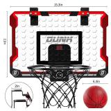 TEMI Basketball Hoop Indoor, Mini Basketball Hoop & Electronic Scoreboard, Over the Door Basketball Hoop, Basketball Toys for Boys Girls Age 5 6 7 8 9 10 11 12 - Kids & Teens Gift Ideas - Retail: $40