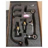 Favorpo Wall Mount Faucet 8 Inch Center Commercial Kitchen Faucet, 12 Inches Swivel Spout Wall Mounted Restaurant Sink Faucets 2 Handle Commercial Faucets for Laundry Utility(Polished,12") - Retail: $