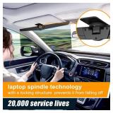 Veharvim Sun Visor Extender for Cars, Upgraded Polarized Car Visor Extender Sun Blocker UV400, Universal Visor Extension for Car Visor, Clip on Sun Visor for Car (Universal(1 Pack)) - Retail: $28