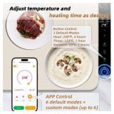 Monteka Warming Mat for Food 24.8"X15", Electric Warming Trays with APP & Button Control, Silicone Fast Heating Mat for Countertop, Rollable Dishwasher Safe Food Warmer for Parties Buffets Home Travel