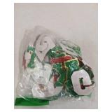 52 Pcs Red Green Christmas Patches Embroidered Chenille Letter Patches Self Adhesive for Clothing,A-Z Letter Stickers Sew on Repair Patches for Jackets Hats Backpacks - Retail: $16