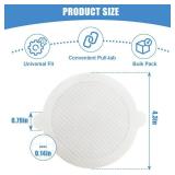 30 Pack Disposable Shower Drain Hair Catcher Hair Trap Drain Covers 4.3 Extra-Wide Mesh Hair Catcher for Shower, Sink, Laundry & Bathtub - Retail: $8